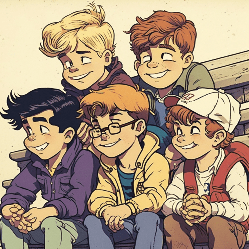 Biz beş kişiydik, aynı sınıfı paylaşan hem mahalle hem de okul arkadaşları.